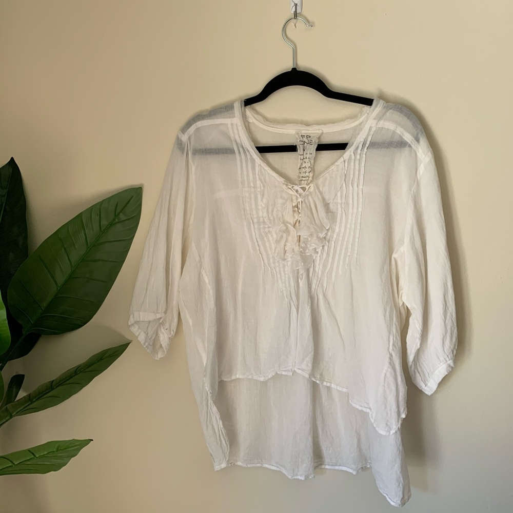Free People | white blouse